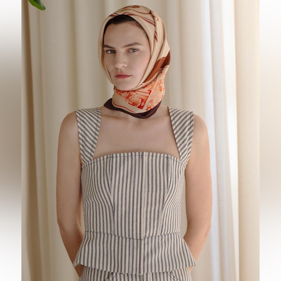 ✨GROVER RAD✨Cotton Ticking Corset - Picture 1 of 9